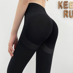 Showlu Fashion Store 50022892 High Waist Hip Lift Stretch Belly Compression Outerwear Summer Yoga Pants