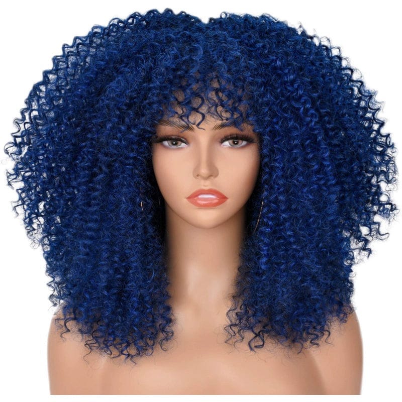 Showlu Fashion Store 50023284 1 piece African Fashion Explode Fluffy Curls Hair Wigs Rolls Shorts