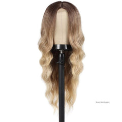 Showlu Fashion Store 50023284 1 piece European and American Style Wig Europea Style Lady Long Curls Hair Cosplay Wave Wig