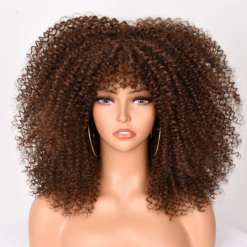 Showlu Fashion Store 50023284 10 African Fashion Explode Fluffy Curls Hair Wigs Rolls Shorts