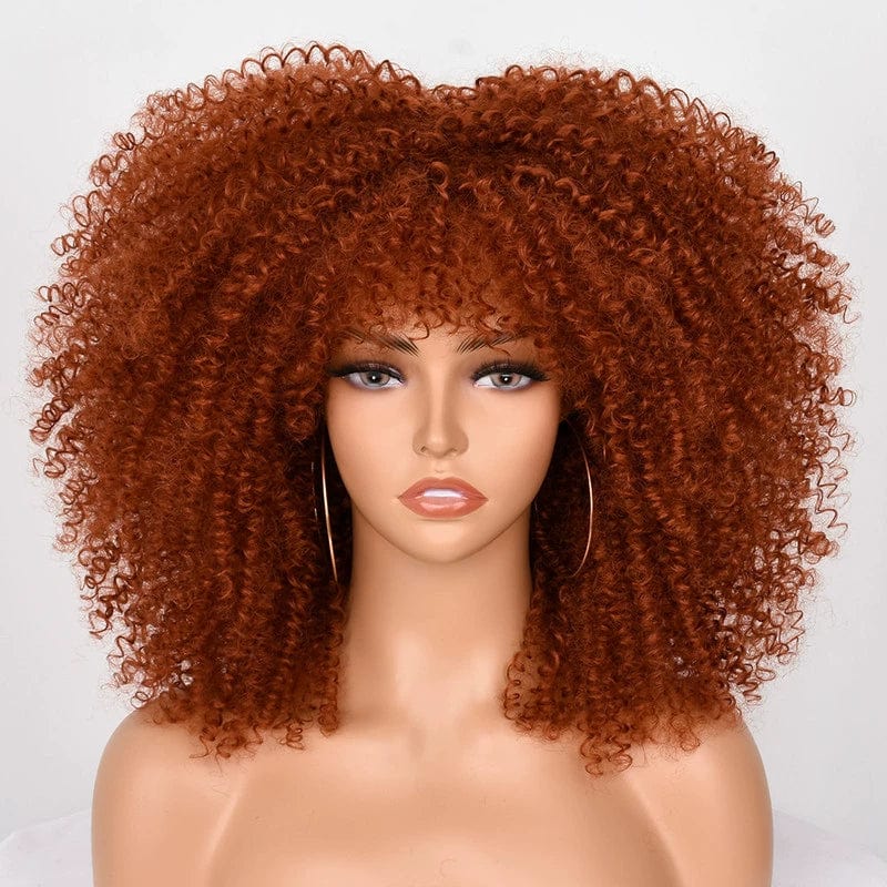 Showlu Fashion Store 50023284 2 pieces African Fashion Explode Fluffy Curls Hair Wigs Rolls Shorts