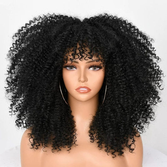 Showlu Fashion Store 50023284 9 African Fashion Explode Fluffy Curls Hair Wigs Rolls Shorts