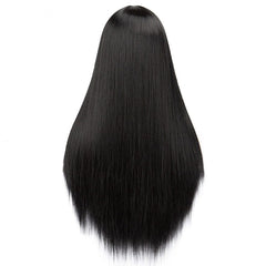 Showlu Fashion Store 50023284 European and American-Style Natural Straight Simulation Big Scalp Wig