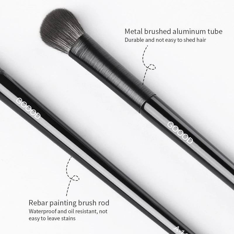  Showlu Fashion Store 5PCS / CHINA Natural Eye Makeup Brushes Set Eyeshadow Brush Eyebrow Contour Eyeliner Brush Women Eyes Cosmetic Blending Detail Make Up Tools