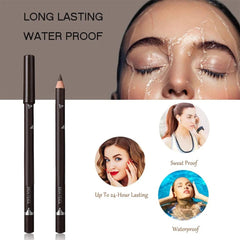 Showlu Fashion Store 6/12Pcs Eye Brow Pencil Waterproof Professional Women Eye Makeup Pen Easy Color Natural Black Brown Cosmetic Beauty Eyebrow Tool