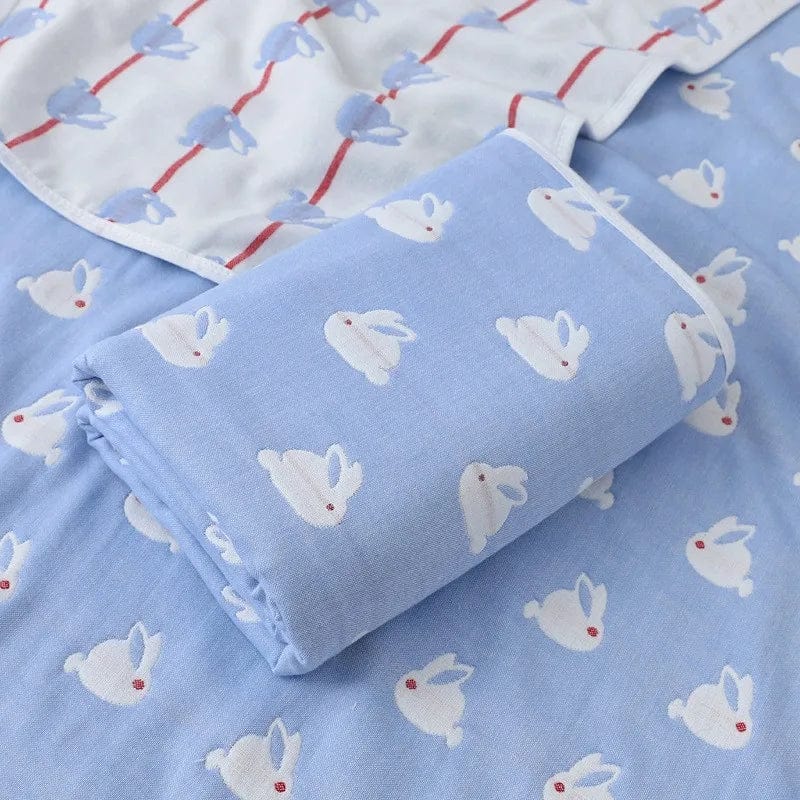 SHOWLU FASHION STORE 6 Layers Baby Blanket 100% Muslin Cotton Baby Swaddle Baby Warp Swaddle Infant Bedding Receiving Blankets Baby Bath 5 Sizes