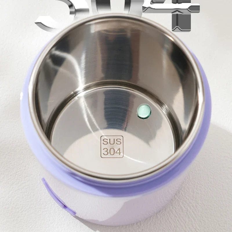 Showlu Fashion Store 600ML USB Electric Heating Lunch Box Portable Picnic Milk Drink  Food Heater Stainless Steel Food Warmer Container 5V 12V 24V