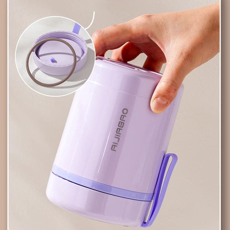 Showlu Fashion Store 600ML USB Electric Heating Lunch Box Portable Picnic Milk Drink  Food Heater Stainless Steel Food Warmer Container 5V 12V 24V