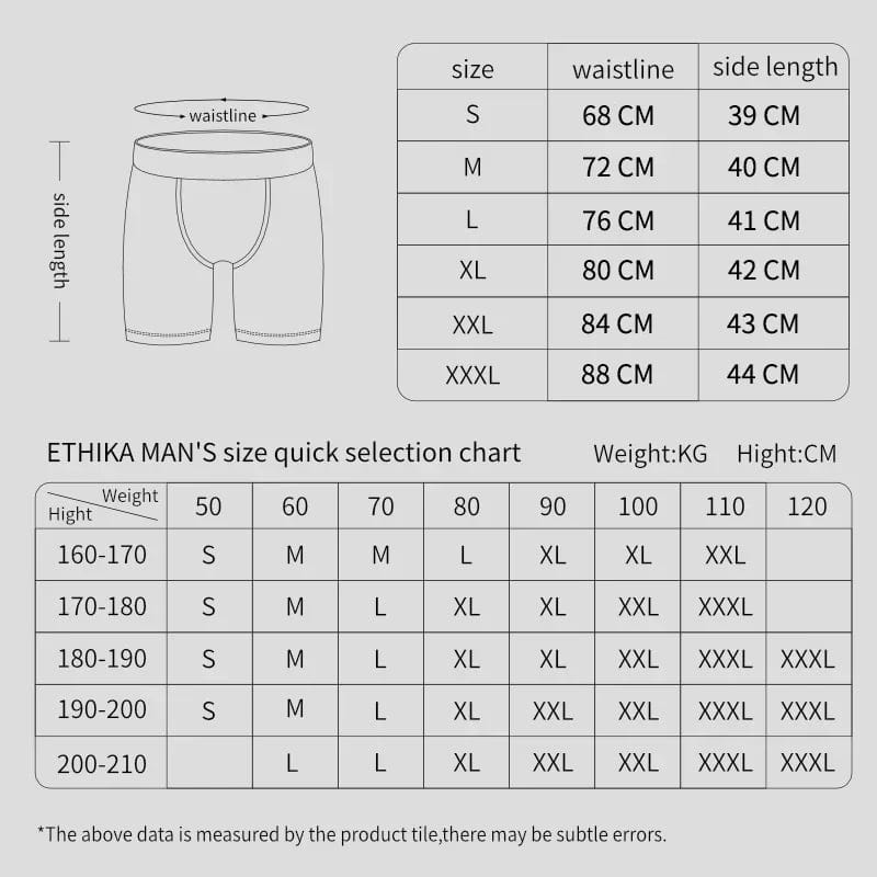 Showlu Fashion Store 6Pcs Sexy Printed Men Underwear Boxer Short Male Underpants Breathable Men Panties Lingeries Plus Size Men's Boxer Briefs S-XXXL