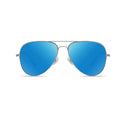 Showlu Fashion RMM Kids Pilot Sunglasses with metal frame and mirror lenses, stylish goggles for boys and children.