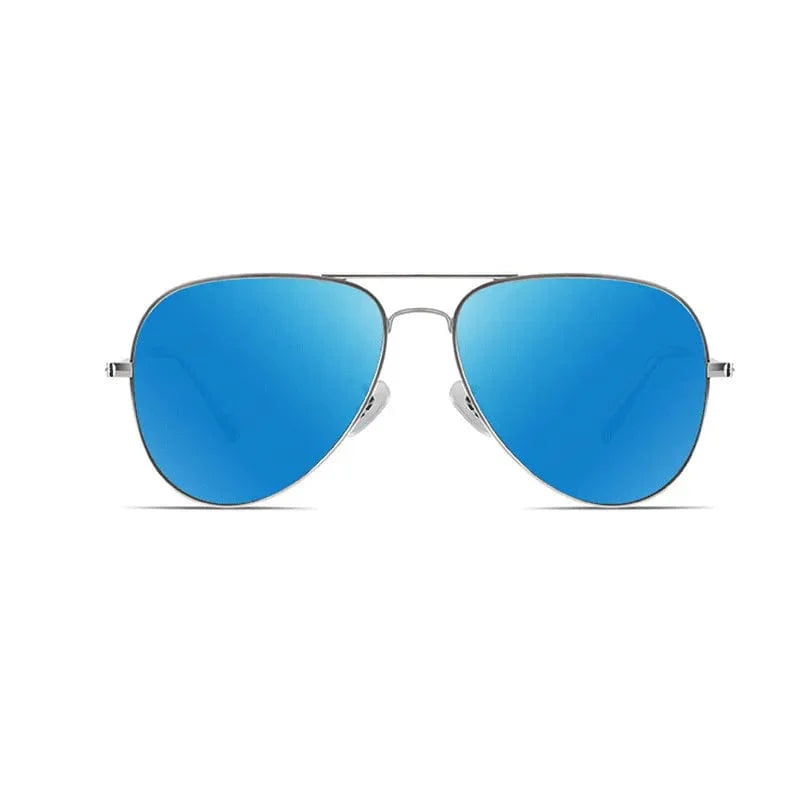 Showlu Fashion RMM Kids Pilot Sunglasses with metal frame and mirror lenses, stylish goggles for boys and children.