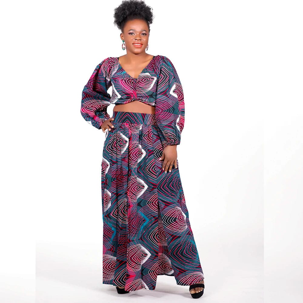 SHOWLU FASHION STORE 8 / M In Stock African Clothes for Women African Print Dress