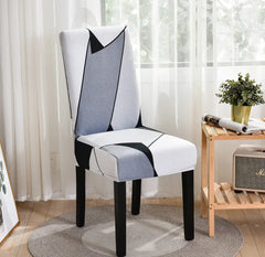  Showlu Fashion Store 8 / Universal Dining Chair Cover Spandex Elastic Chair Slipcover Dining Room Chair Covers Seat Case for Wedding Hotel Banquet