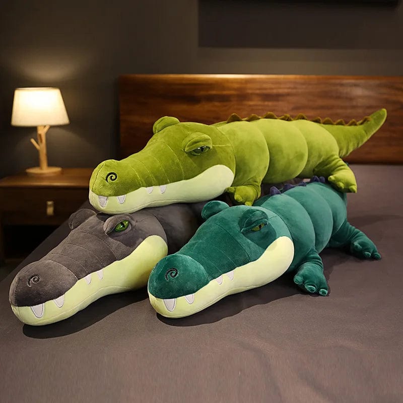 SHOWLU FASHION STORE 80-180cm Simulation Crocodile Plush Toys Stuffed Soft Animals Plush Long Crocodile Pillow Doll Home Decoration Gift for Children