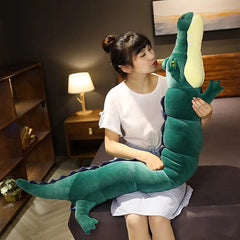 SHOWLU FASHION STORE 80-180cm Simulation Crocodile Plush Toys Stuffed Soft Animals Plush Long Crocodile Pillow Doll Home Decoration Gift for Children