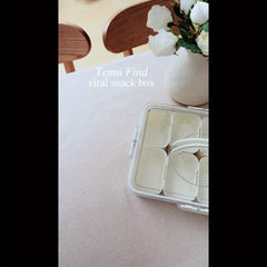  Showlu Fashion Store 8cells Organize Your Snacks on-the-go with Our Divided Serving Tray