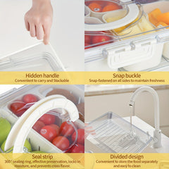  Showlu Fashion Store 8cells Organize Your Snacks on-the-go with Our Divided Serving Tray