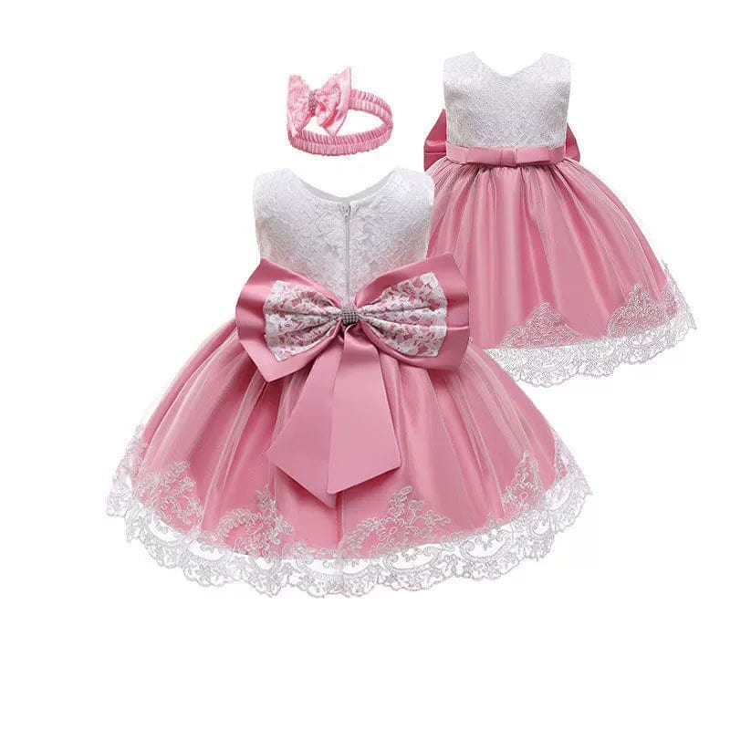 Showlu Fashion Store 90 / Pink-DS Baby Girl Dress Girls' Dress Summer Dress 2023 New Western Style Baby Umbrella Princess Dress Summer Birthday Party Dress