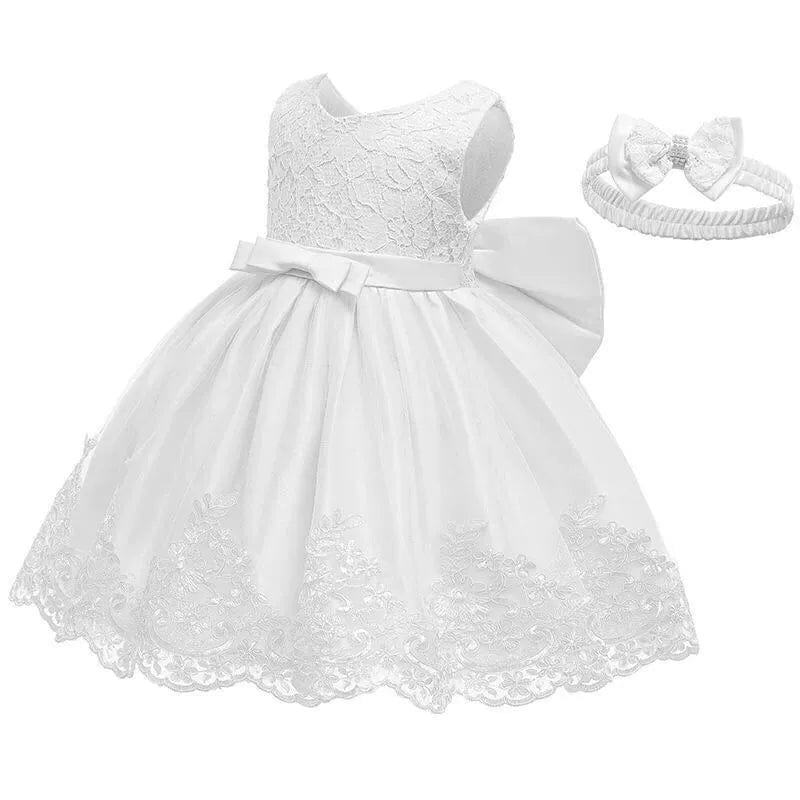 Showlu Fashion Store 90 / White Baby Girl Dress Girls' Dress Summer Dress 2023 New Western Style Baby Umbrella Princess Dress Summer Birthday Party Dress