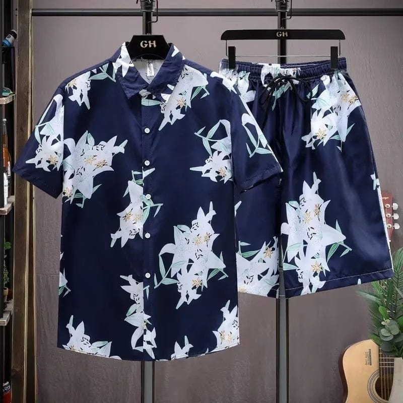 Showlu Fashion Store A19TZZ3N231813D / 5XL 3D-Floral light weight style shirt