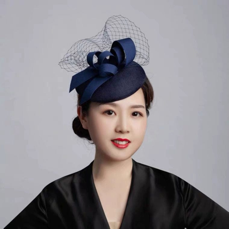  Showlu Fashion Store About 17cm in diameter / Navy Dinner Party Vintage Wedding Photo Studio Watch Show Top Hat