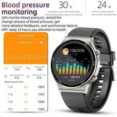 Showlu Fashion Store Accurate Measure ECG+PPG Smart Watch Men Healthy Monitoring Blood Pressure Body Temperature Sport Smartwatch For Android IOS