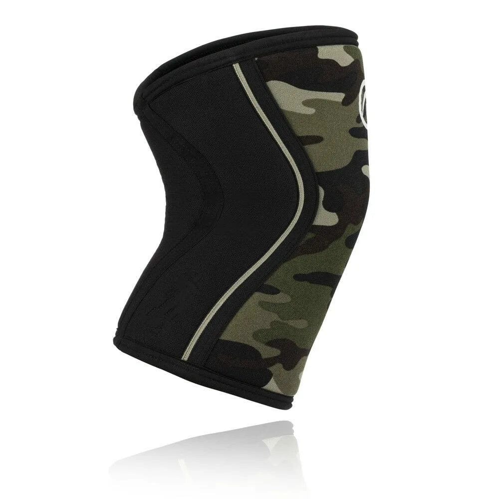  Showlu Fashion Store Army Green / L 7MM Knee Sleeves Support  Injury Recovery - Neoprene Knee Brace Knee Support for Squats, Running & Gym Workout