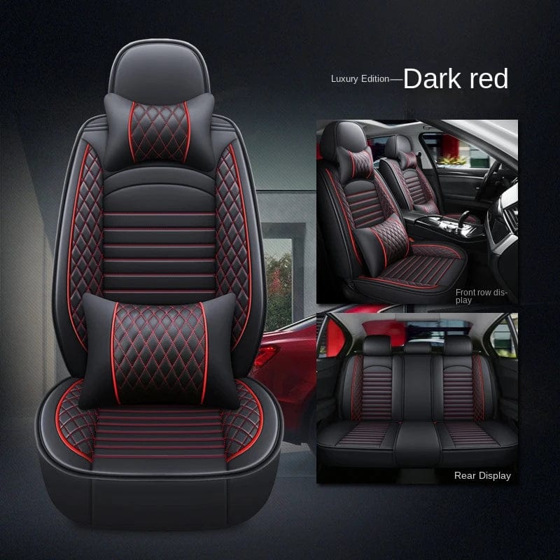 Showlu Fashion Store Artificial Leather Luxury 3D Car Seat Cover Is Suitable for CHEVROLET Cruze Blazer Captiva Camaro Aveo Malibu Equinox Interior