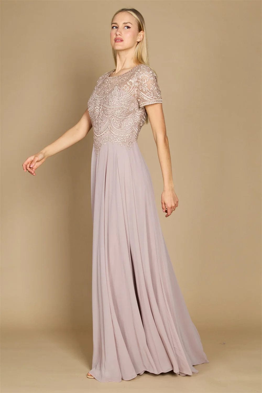  Showlu Fashion Store as  photo 2 / 14 / CHINA Elegant Chiffon Embroidered Long Dress