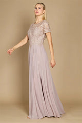  Showlu Fashion Store as  photo 2 / 14 / CHINA Elegant Chiffon Embroidered Long Dress