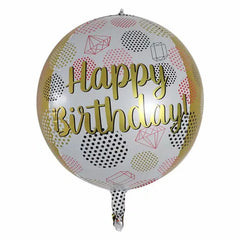  Showlu Fashion Store as the picture 20 / 22inch Rose Gold 4D Foil Balloon 18/22Inch Helium Globos Rainbow Metallic Balloon Birthday Party Decor Kid Wedding Baby Shower Toy Gift