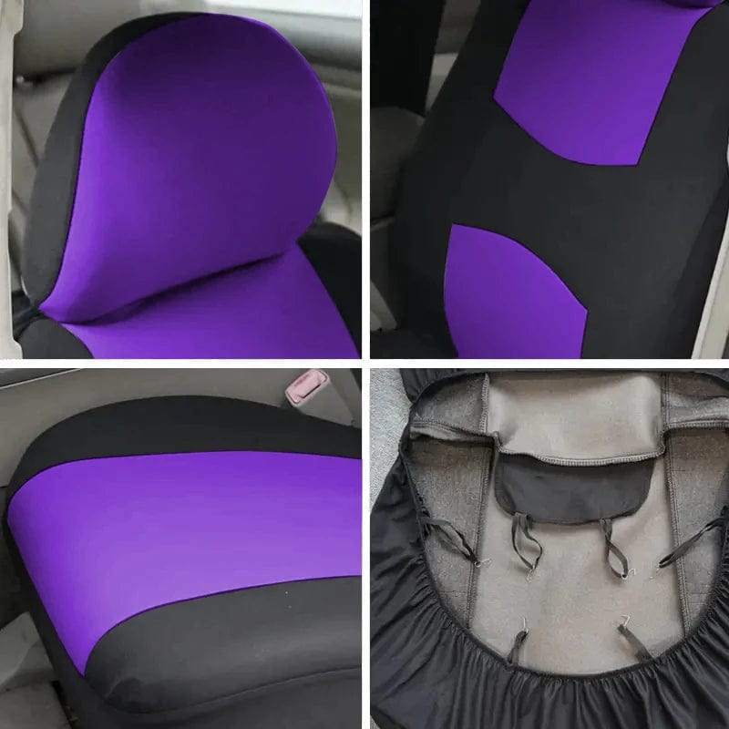 Showlu Fashion Store AUTO PLUS Car Seat Covers Universal Fit Most Car, SUVs, Vans Polyester Mesh Fabric Car Seat Cushion Car Accessories Interior