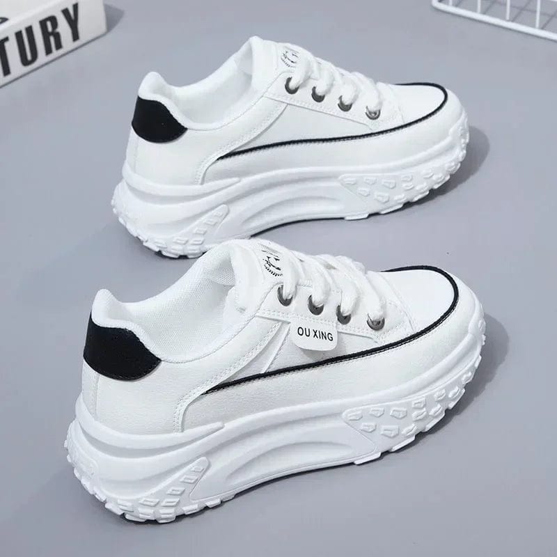 SHOWLU FASHION STORE B / 41 The New Retro Women Shoes Spring Platform Shoes Casual Sneakers Versatile Fashion Designer Shoes High Quality  Women Sneakers