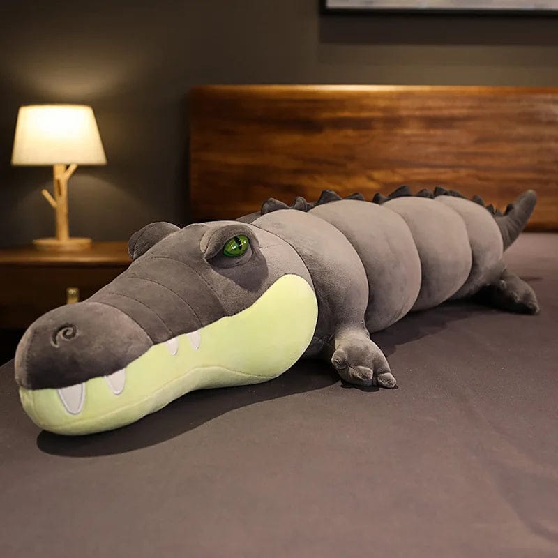 SHOWLU FASHION STORE B / 80cm 80-180cm Simulation Crocodile Plush Toys Stuffed Soft Animals Plush Long Crocodile Pillow Doll Home Decoration Gift for Children