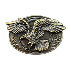  Showlu Fashion Store B Flying Eagle Eagle belt buckle Western style