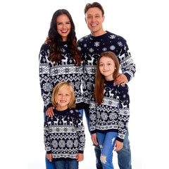  Showlu Fashion Store B / Papa XL Xmas Pyjamas Family Mom and Daughter Matching Clothes Cotton Sweater Merry Christmas Print Matching Christmas Outfits for Family