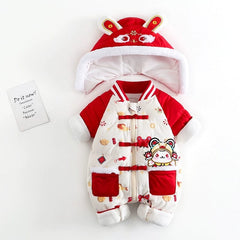 Showlu Fashion Store Baby's New Year Dress-Year-Old Outwear Jumpsuit