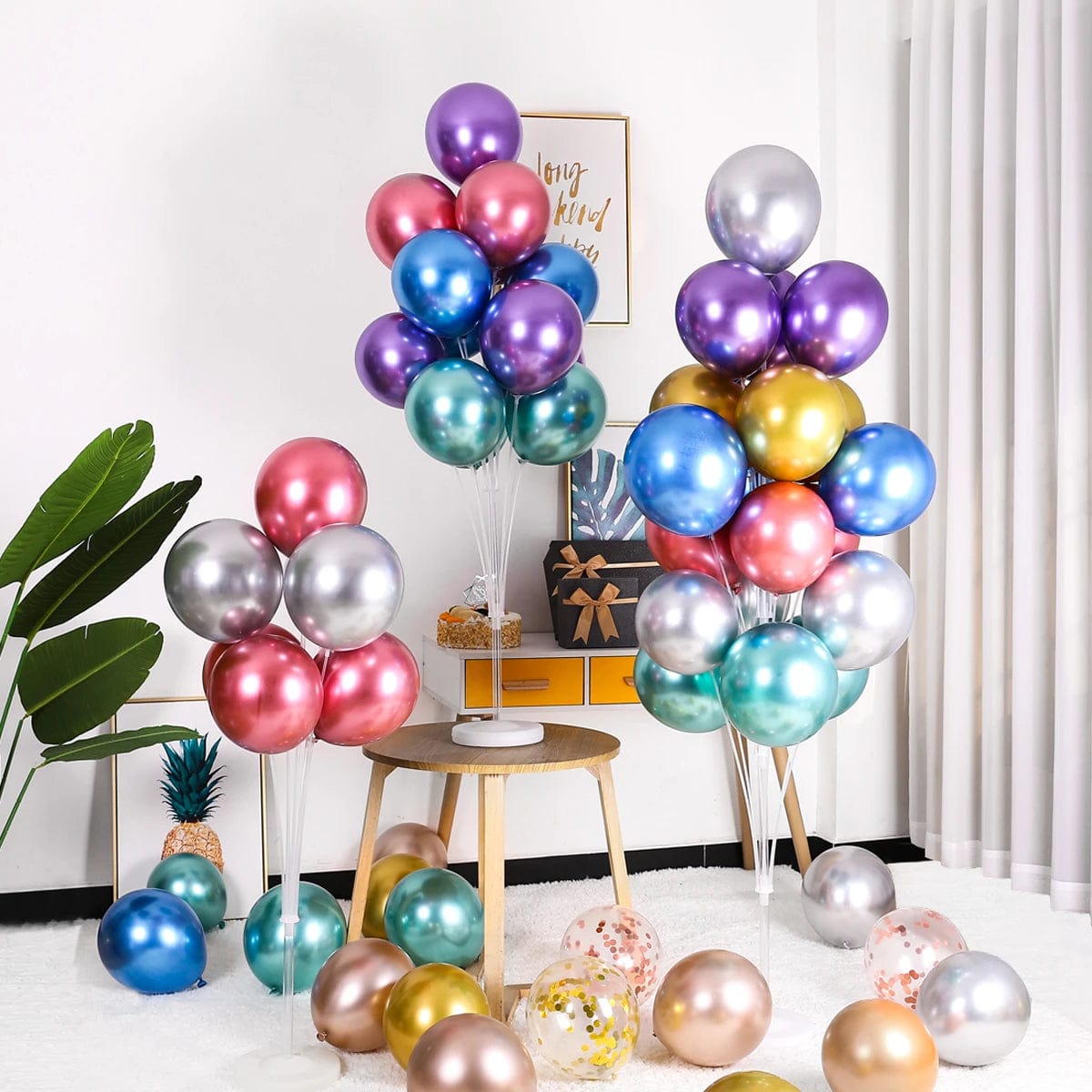 Showlu Fashion Store Balloon Support Balloon Stand Balloon Holder Column Happy Birthday Baloon Decor Baby Shower Globos Wedding Party Decoration