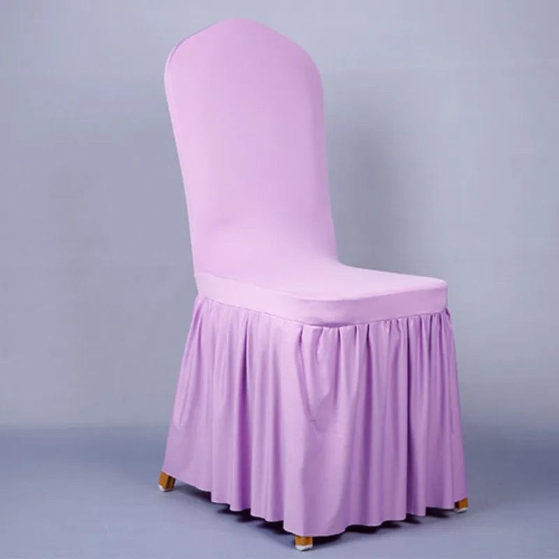  Showlu Fashion Store Banquet Chair Cover High Quality Hotel Wedding Chair Cover Adjustable Spandex Chair Cover