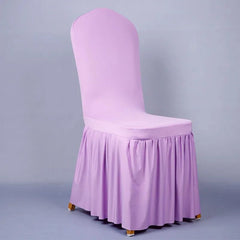  Showlu Fashion Store Banquet Chair Cover High Quality Hotel Wedding Chair Cover Adjustable Spandex Chair Cover