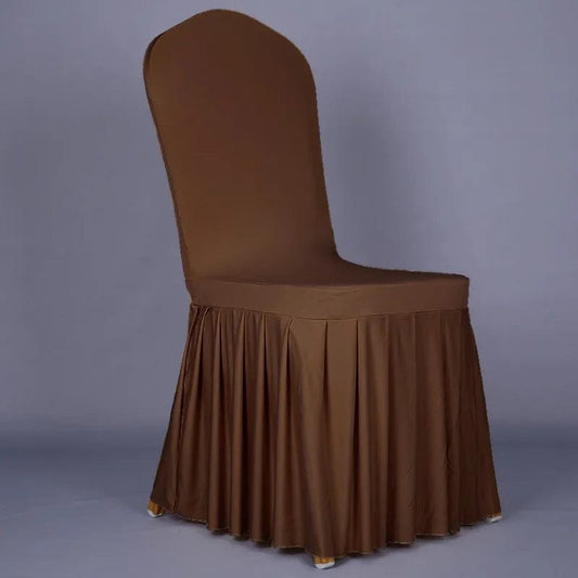 Showlu Fashion Store Banquet Chair Cover High Quality Hotel Wedding Chair Cover Adjustable Spandex Chair Cover