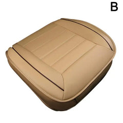  Showlu Fashion Store Beige / CN Ultra-Luxury Car Seat Protection Single Seat Without Backrest PU Senior Leather Seat Cover Odorless For Most 5-seat Sedan SUV