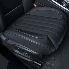  Showlu Fashion Store Black 1pcs PU Leather Car Seat Cover Luxury Car Seat Protection Cushion Leg Support Extension Non-slip Mat Auto Accessories Universal Size