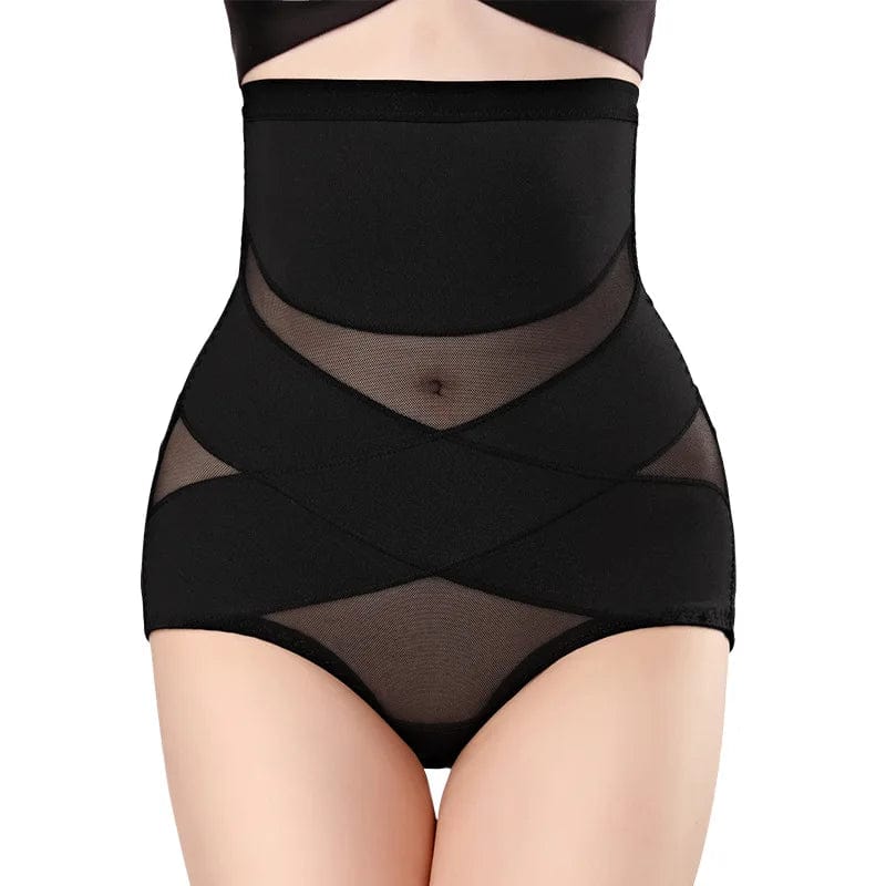  Showlu Fashion Store Black / M Women Sexy Cross Butt Lifter Body Shaper Briefs High Waist Trainer Panties Female Tummy Control Shapewear Slimming Underwear