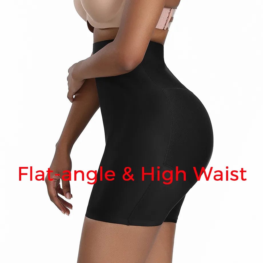  Showlu Fashion Store Black / M Women Sexy High Waist Body Shaper Butt Lifter Padded Hip Enhancer Shapewear Tummy Control Panties Fake Ass Shorts