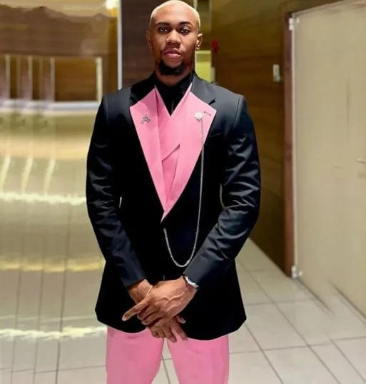 SHOWLU FASHION STORE Black Pink Men Suits Wedding Prom Party Suit Single Breasted Blazer Sets Costume Homme trajes de vestir para hombre 3 Pieces