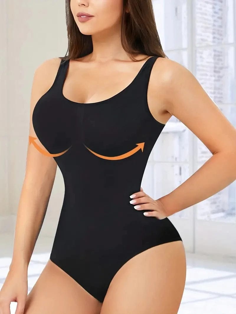  Showlu Fashion Store black / S Shape Your Figure with Women's Bodysuit Full Body Shapewear Tummy Control & Corset Slimming Waist Reduction