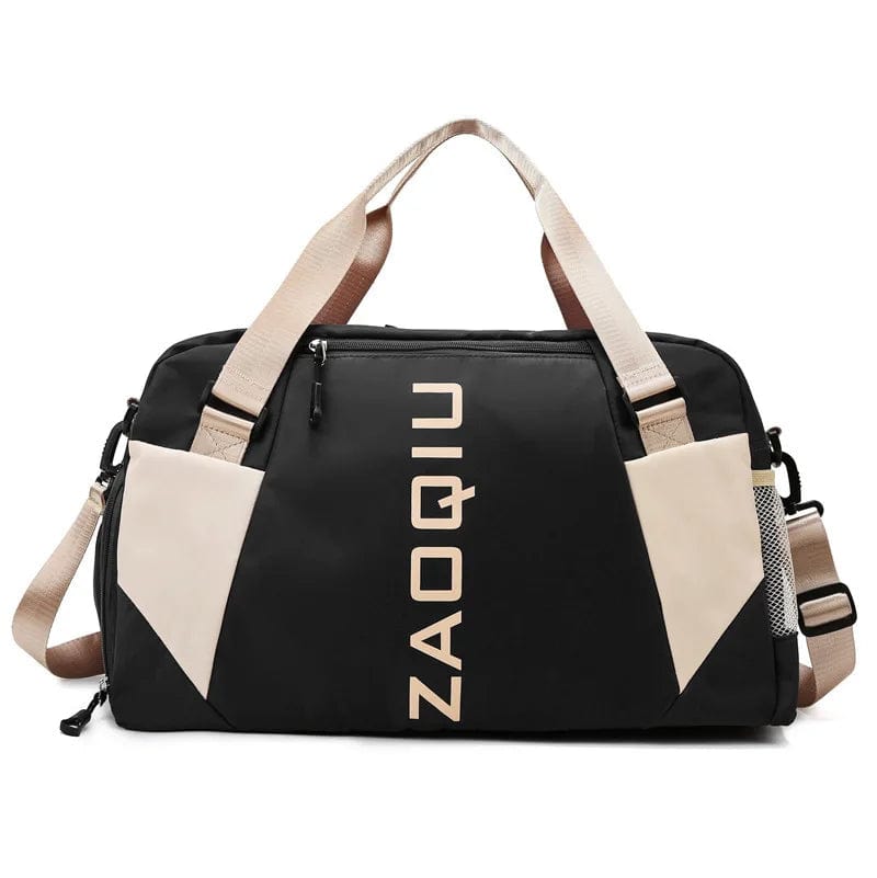  Showlu Fashion Store Black Sports Gym Bag Dry Wet Pack Women Yoga Bags Travel Fitness Training Shoulder Bags Shoes Storage Pocket Luggage Duffle Handbag