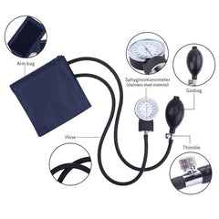  Showlu Fashion Store Blood Pressure Set / CHINA Manual Blood Pressure Monitor Diastolic Sphygmomanometer BP Tensiometer Blood Pressure Sphygmomanomete Cuff Home Health Monitor