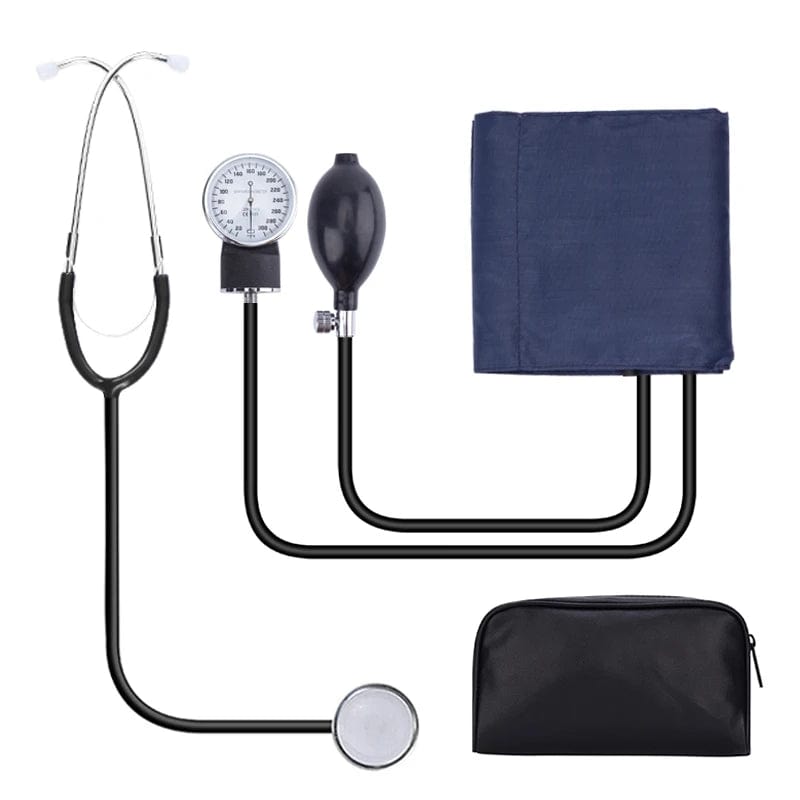  Showlu Fashion Store Blood Pressure Set / CHINA Manual Blood Pressure Monitor Diastolic Sphygmomanometer BP Tensiometer Blood Pressure Sphygmomanomete Cuff Home Health Monitor